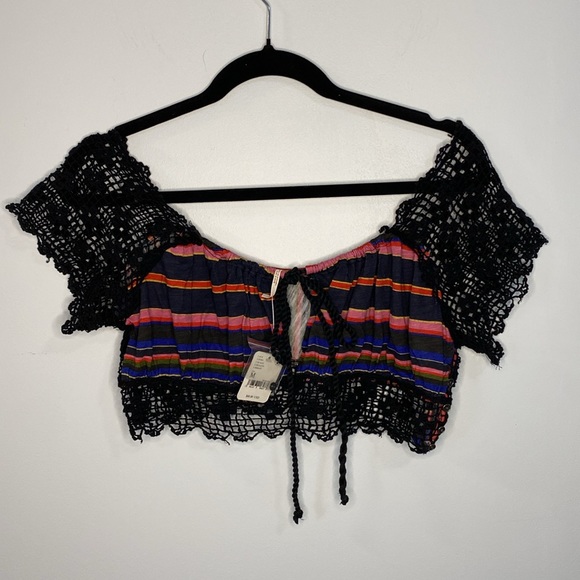 πHPπ NWT Free People Aruba Crochet Topβ¨ Size M - Picture 4 of 6